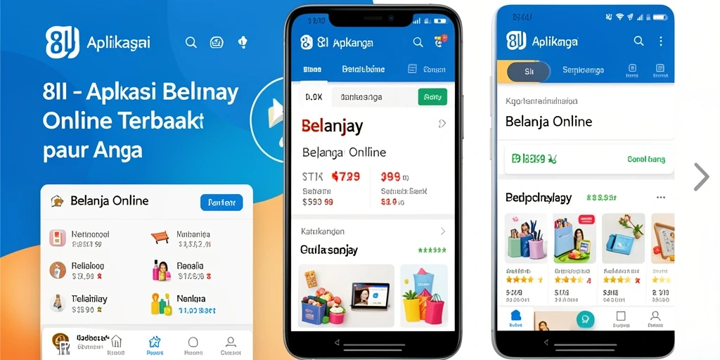 Tampilan antarmuka aplikasi 8II yang menarik dan fungsional.