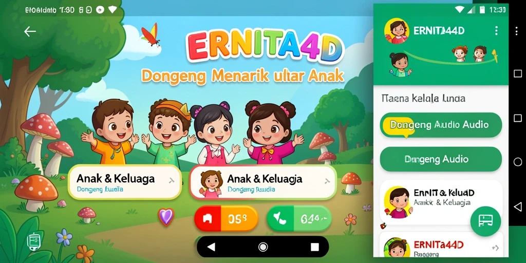 Tampilan antarmuka ERNITA4D yang menarik dan mudah digunakan.