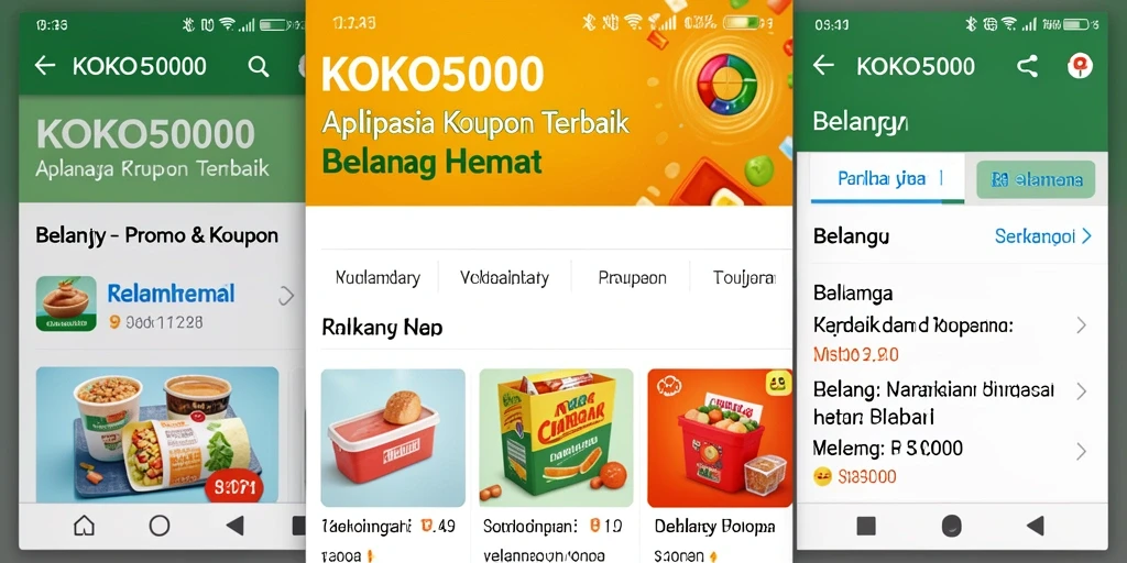 Antarmuka pengguna KOKO5000 yang intuitif dan menarik.