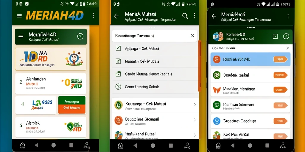 Tampilan antarmuka MERIAH4D untuk pengecekan mutasi yang efisien.