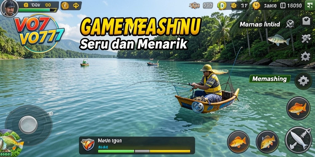 Tampilan antarmuka VO777 yang menarik dan fungsional untuk pengalaman memancing.
