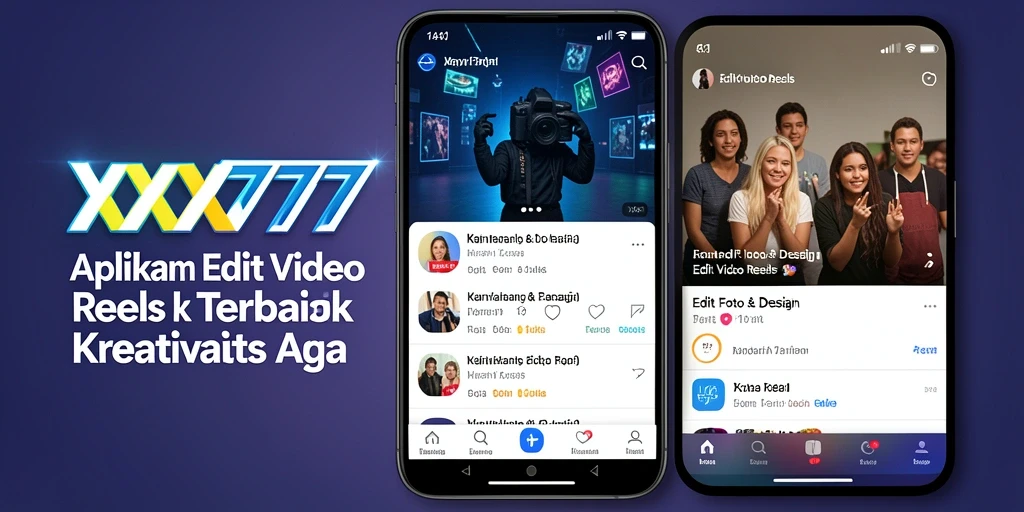 Antarmuka pengguna <strong>XXX777</strong> yang intuitif untuk Edit Video Reels.